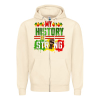 Sandshell my history is strong Zipper Hoodie - CowGirlArtShop