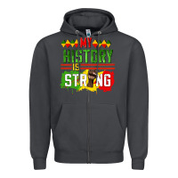 Smoke my history is strong Zipper Hoodie - CowGirlArtShop