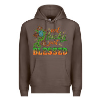 Coffee Not lucky just Blessed with Cross St. Patricks day Premium Hoodie - HowdyJamesFarm