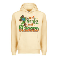 Pina Colada Not lucky just Blessed with Cross St. Patricks day Premium Hoodie - HowdyJamesFarm