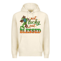 Tofu Not lucky just Blessed with Cross St. Patricks day Premium Hoodie - HowdyJamesFarm