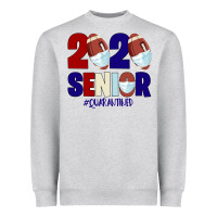Heather Grey Quarantined Senior 2020 American Football Heavyweight Sweatshirt - Bettercallsaul