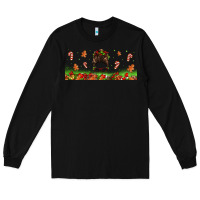 Black christmas mama messy bun Long Sleeve Tee - Jasminsmagicworld