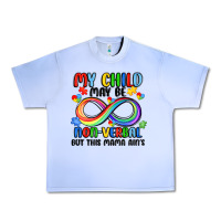 Grape Ice my child may be non verbal but this mama ain's Urban Heavy Tee - JahusDesignShop
