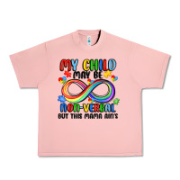 Salmon my child may be non verbal but this mama ain's Urban Heavy Tee - JahusDesignShop