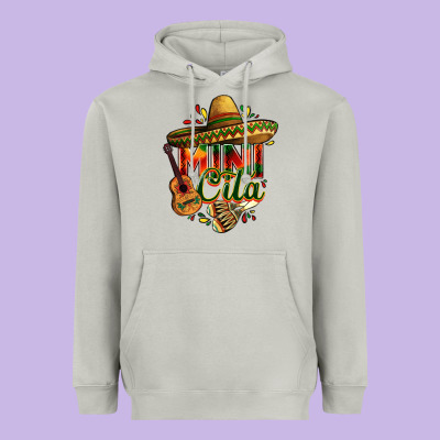 Mini Cita Heavyweight Hoodie Designed By Fadigitalartstudio