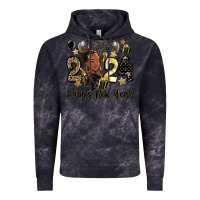 Cloud Black 2024 happy new year black woman Vintage Hoodie - MaliasSmallBusiness