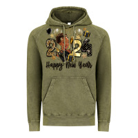Vintage Olive 2024 happy new year black woman Vintage Hoodie - MaliasSmallBusiness