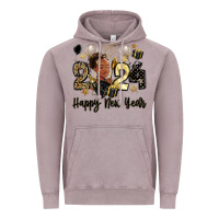 Vintage Zinc 2024 happy new year black woman Vintage Hoodie - MaliasSmallBusiness