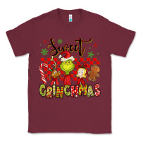 Burgundy grinchmas Classic Tee - MaliasSmallBusiness