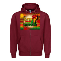 Burgundy one month cant hold our history Zipper Hoodie - CowGirlArtShop