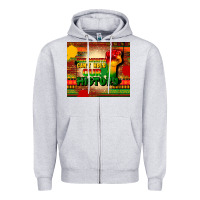 Heather Grey one month cant hold our history Zipper Hoodie - CowGirlArtShop
