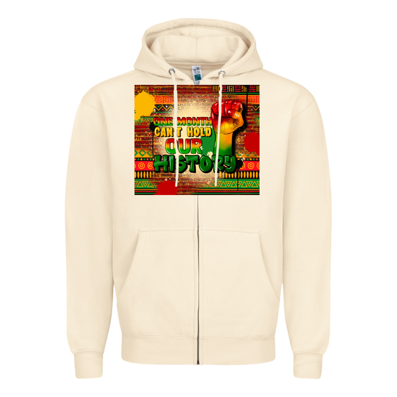 One Month Cant Hold Our History Zipper Hoodie by CowGirlArtShop | Teevron