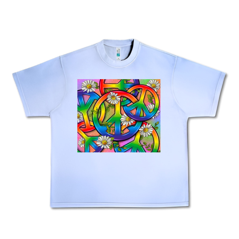 Pride Lgbtq+ Peace Tumbler Urban Heavy Tee by BundleAndBundleShop | Teevron