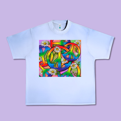 Pride Lgbtq+ Peace Tumbler Urban Heavy Tee Designed By Bundleandbundleshop