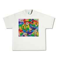 Pistachio Pride LGBTQ+ Peace Tumbler Urban Heavy Tee - BundleAndBundleShop