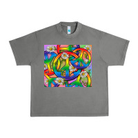 Tornado Pride LGBTQ+ Peace Tumbler Urban Heavy Tee - BundleAndBundleShop