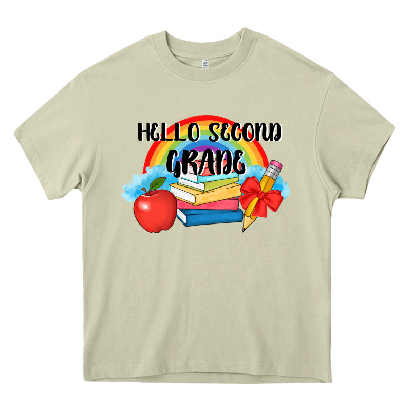 Back To School Hello Second Grade 3200x2400 Heavy Core Tee by AdoDesignShop | Teevron