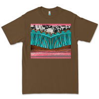 Cacao western fringe cowhide leopard Premium Tee - BarkalooDesign