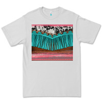 Dove Grey western fringe cowhide leopard Premium Tee - BarkalooDesign