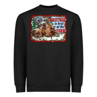 Black christmas is best at the farm Heavyweight Sweatshirt - RanaPortraitStore