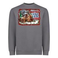 Christmas Is Best At The Farm Heavyweight Sweatshirt | Teevron