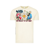 Vintage Arctic With God All Things Are Possible Vintage Tee - MaliasSmallBusiness