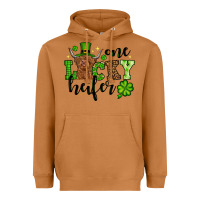 Meerkat St. Patrick's Day One lucky Heifer Heavyweight Hoodie - OliviaCreatesArt