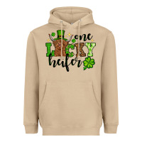 Mushroom St. Patrick's Day One lucky Heifer Heavyweight Hoodie - OliviaCreatesArt