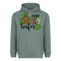 Sage St. Patrick's Day One lucky Heifer Heavyweight Hoodie - OliviaCreatesArt