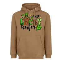 Toasted Coconut St. Patrick's Day One lucky Heifer Heavyweight Hoodie - OliviaCreatesArt