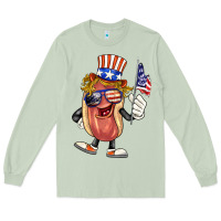 Matcha 4th of july hot dog Long Sleeve Tee - BarkalooDesign