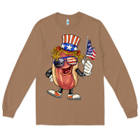 Toasted Coconut 4th of july hot dog Long Sleeve Tee - BarkalooDesign