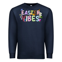 Navy Easter vibes Premium Sweatshirt - OliviaCreatesArt