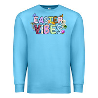 Ocean Blue Easter vibes Premium Sweatshirt - OliviaCreatesArt