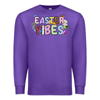 Purple Easter vibes Premium Sweatshirt - OliviaCreatesArt