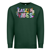 Sports Green Easter vibes Premium Sweatshirt - OliviaCreatesArt