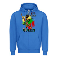 True Royal little melanin queen Zipper Hoodie - CowGirlArtShop
