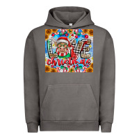Pigment Tornado Love Christmas highland cow Urban Hoodie - CowhideDigitalArt