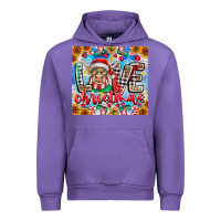 Tulip Love Christmas highland cow Urban Hoodie - CowhideDigitalArt