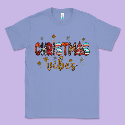 Christmas Vibes Classic Tee Designed By Jahusdesignshop