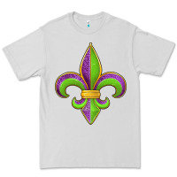 Mardi Gras Fleur De Lis Leopard Premium Tee | Teevron