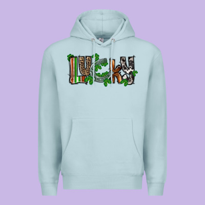 Lucky Horseshoe St. Patrick's Day Premium Hoodie Designed By Cowgirlartshop