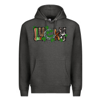 Charcoal Heather Lucky horseshoe St. Patrick's Day Premium Hoodie - CowGirlArtShop