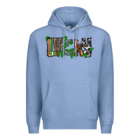 Colony Blue Lucky horseshoe St. Patrick's Day Premium Hoodie - CowGirlArtShop