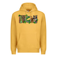 Mustard Lucky horseshoe St. Patrick's Day Premium Hoodie - CowGirlArtShop