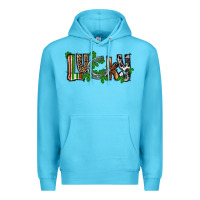 Ocean Blue Lucky horseshoe St. Patrick's Day Premium Hoodie - CowGirlArtShop
