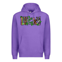 Purple Lucky horseshoe St. Patrick's Day Premium Hoodie - CowGirlArtShop