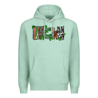 Seafoam Lucky horseshoe St. Patrick's Day Premium Hoodie - CowGirlArtShop