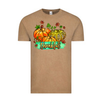 Vintage Coffee thankful pumpkins with glitter Vintage Tee - MaliasSmallBusiness